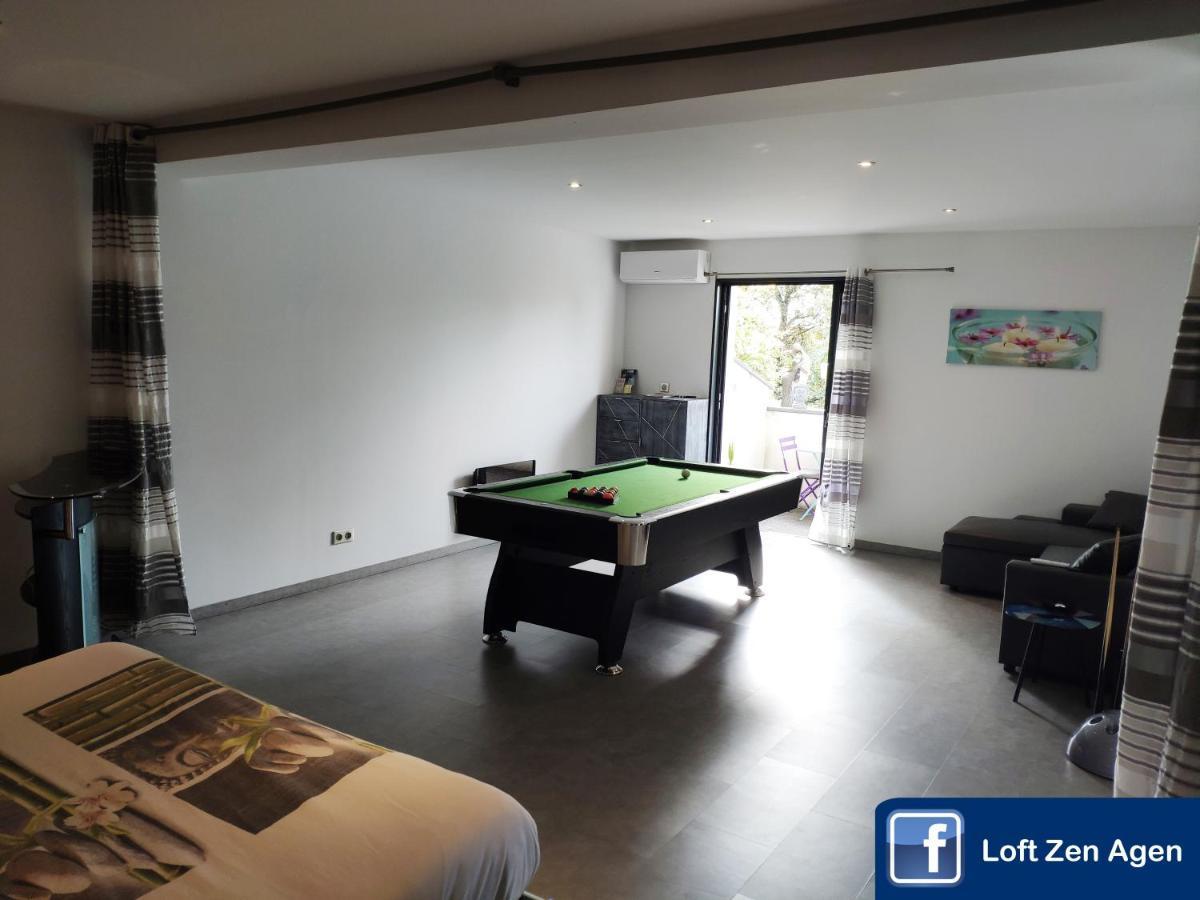 Loft Zen Spa Balneo Parking Gratuit Sauna Hammam Billard 아쟁 외부 사진